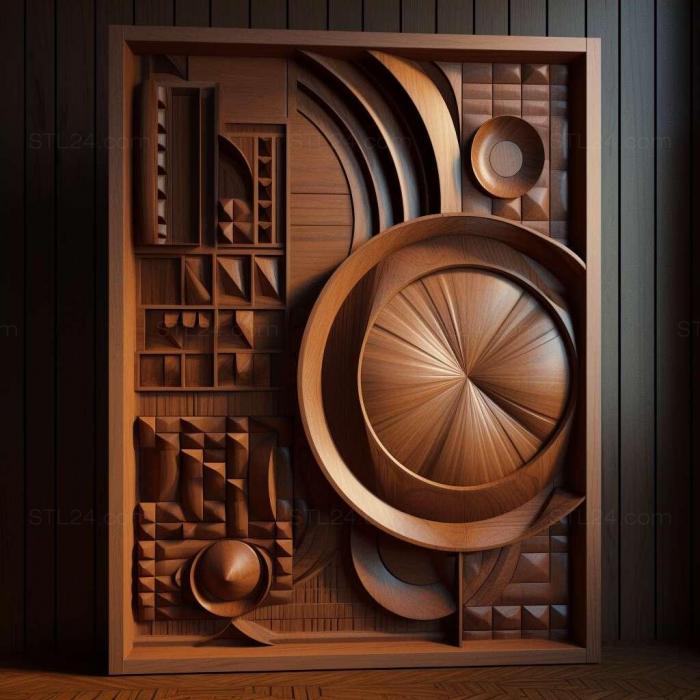 Patterns and decorations (stl mid century 4, PATTERN_344) 3D models for cnc